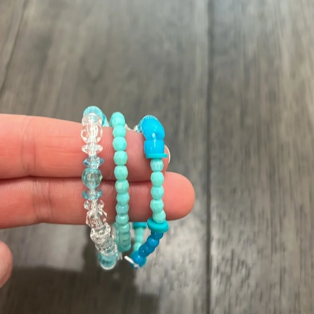 New homemade beaded ocean bracelet set